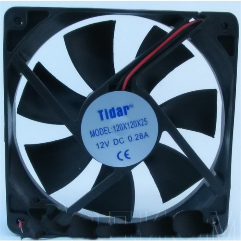 Tidar 120x120x25 mm 12 v dc kare fan