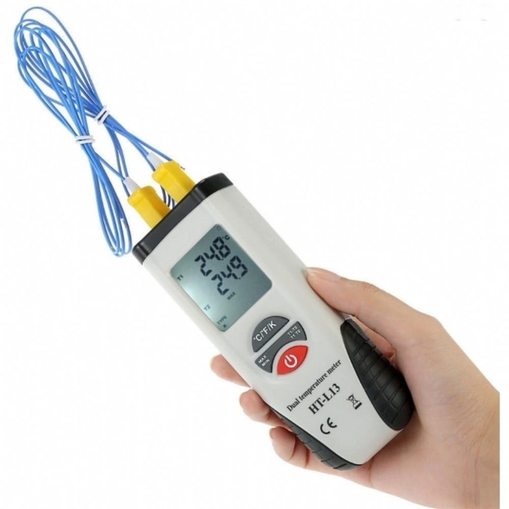 TT Technic HT-L13 Çift Girişli K Tipi Termometre