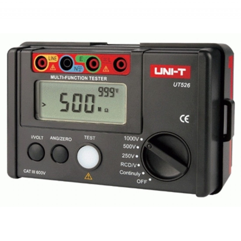 Unit UT 526 İzolasyon Megeri- Kaçak akım  Rcd Test Cihazı