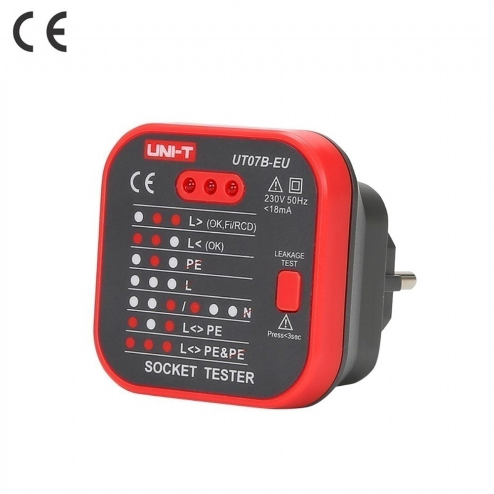 UT 07B-EU Soket Test Cihazı