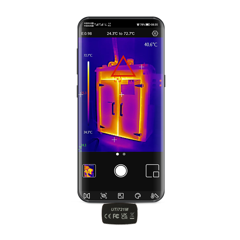 UTİ721M Android Telefon İçin Termal Kamera