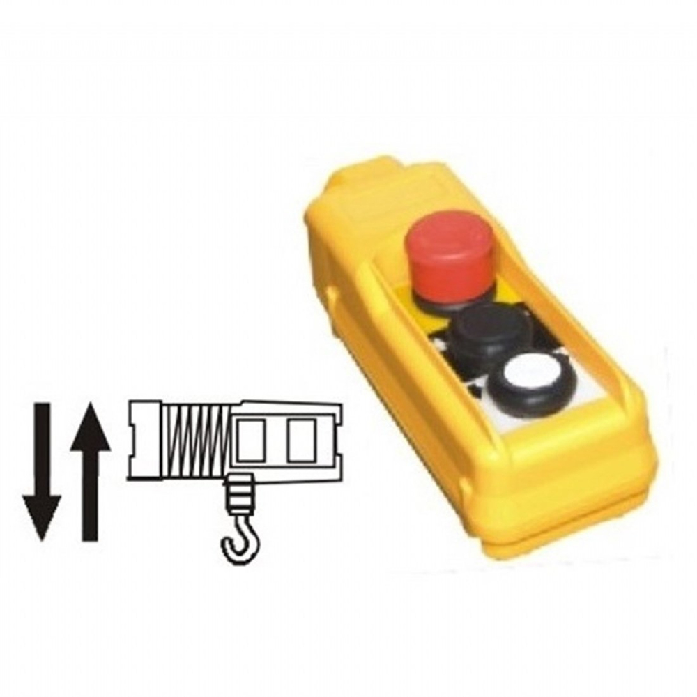 VKB 3 TEK HIZLI 2Li ACİL STOP VİNÇ KUMANDA