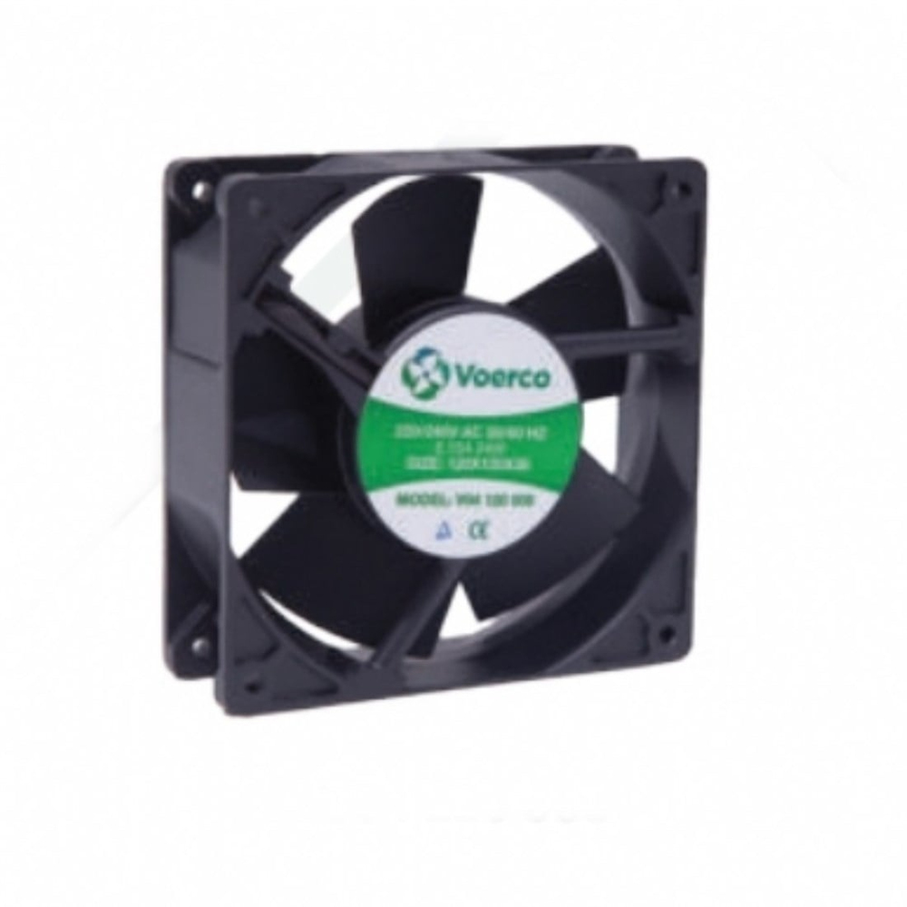 Voerco 120x120x38 DC 24V Kare Fan