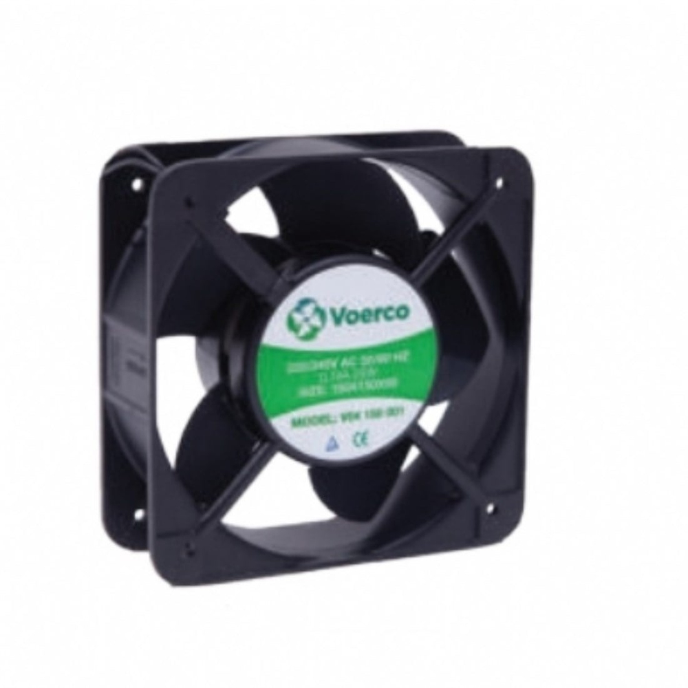 Voerco 180x180x65 220V AC Rulmanlı Kare Fan