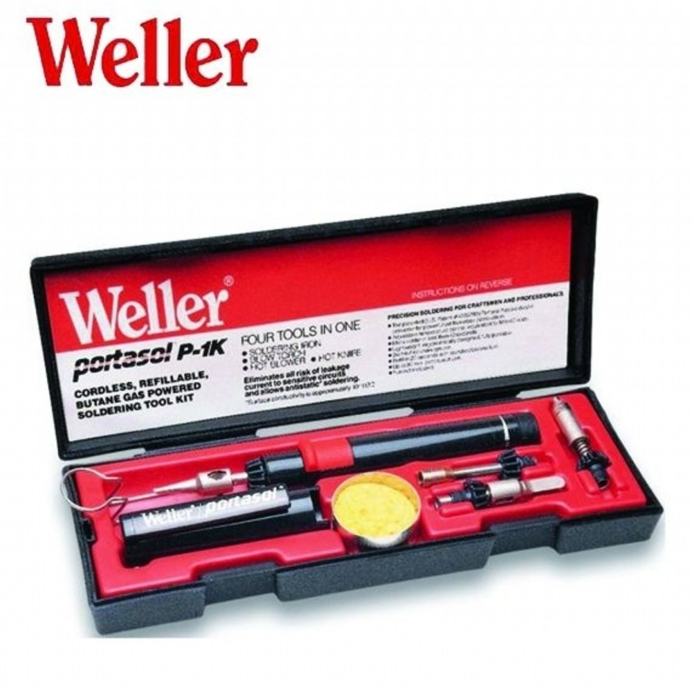 Weller Portasol P-1K Bütan Gazlı Havya Seti