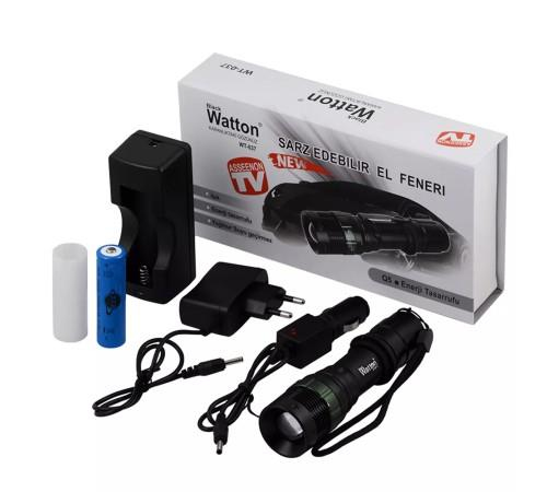 WT-037 Şarjlı Zoomlu Acil Durum Feneri