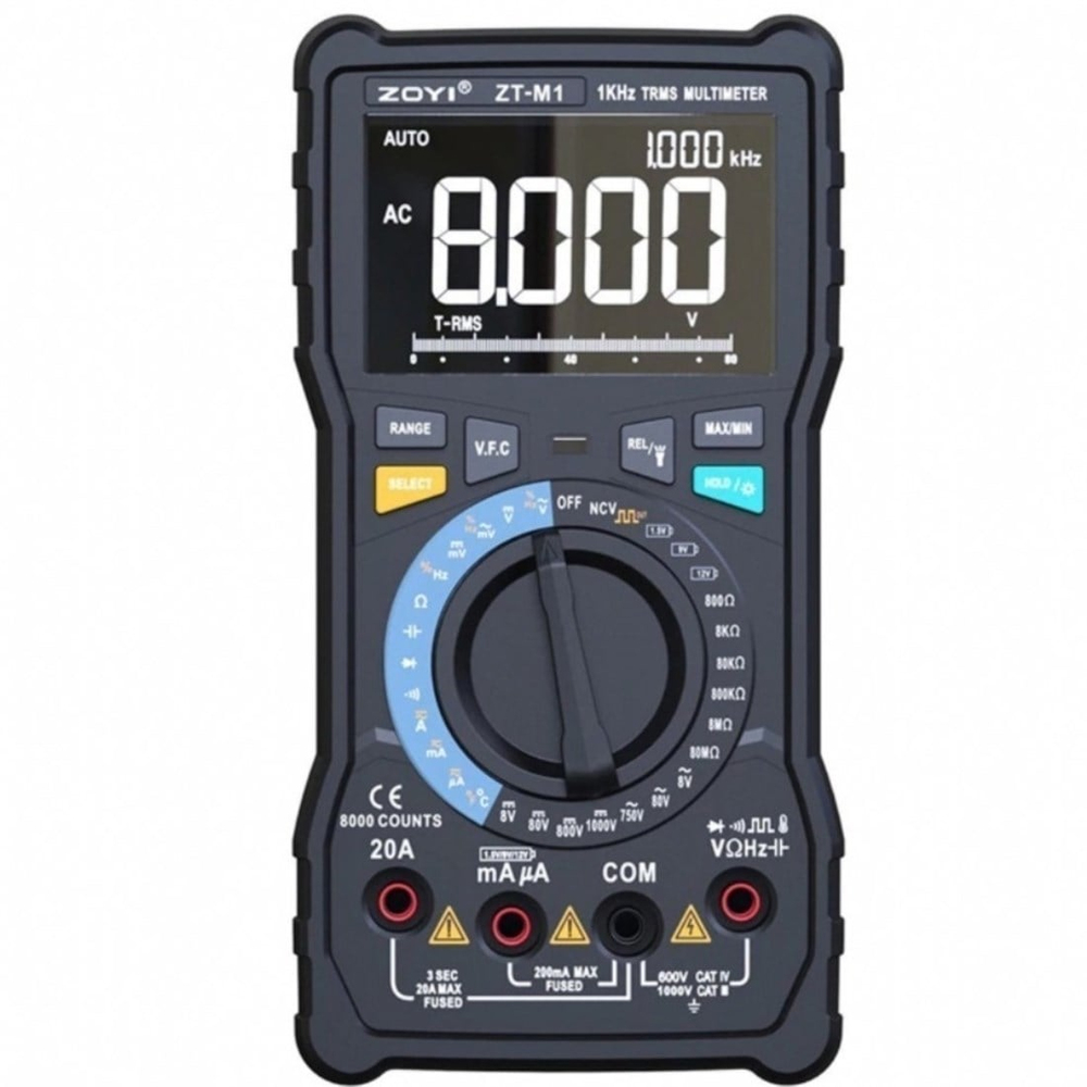 Zoyi ZT-M1 1KHZ True Rms Dijital Multimetre
