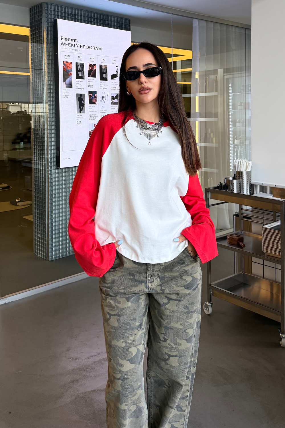 Kırmızı Reglan Kol Bluz - Kadın Bluz Modelleri - Nazliye Moda | Kadın Giyim Modası