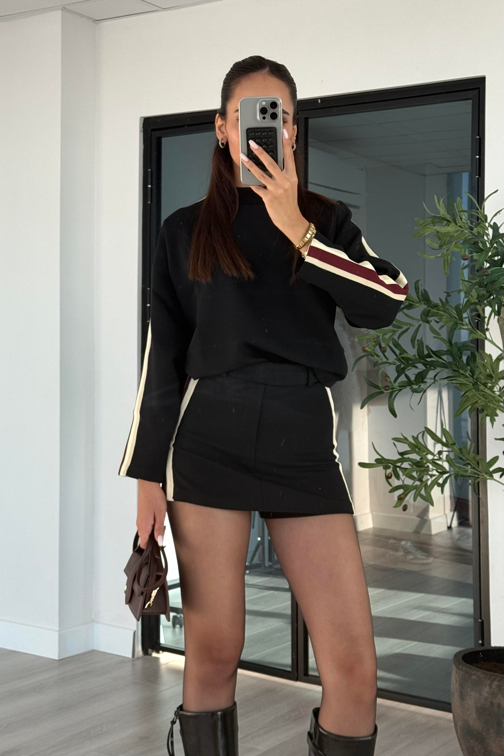 Lacivert Şerit Detay Premium Takım - Kadın Takım Modelleri - Nazliye Moda | Kadın Giyim Modası