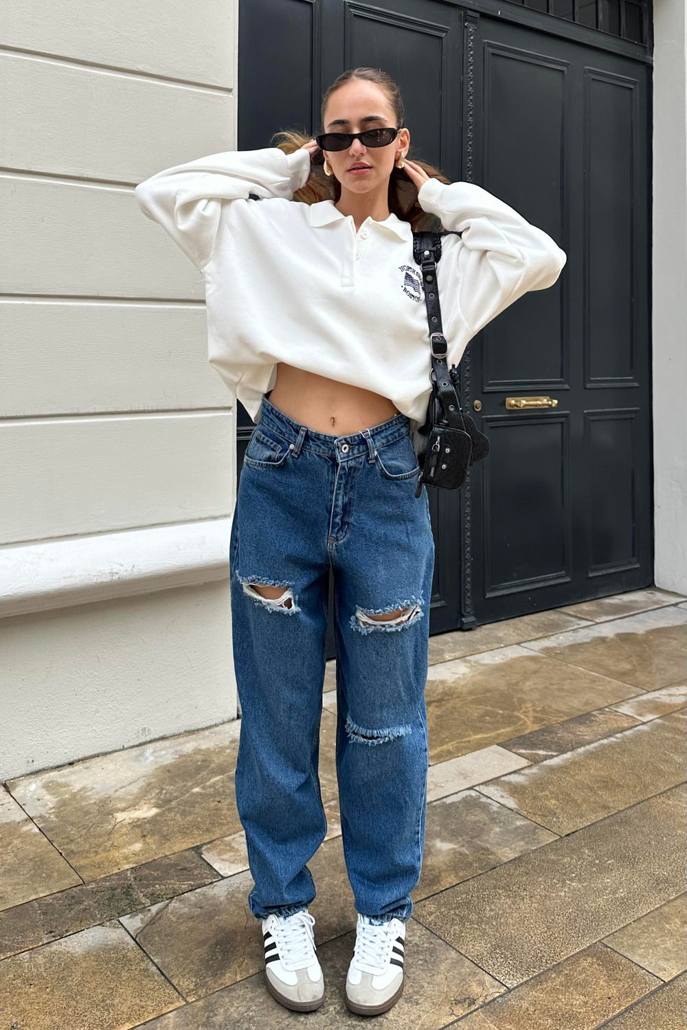 Lusifer Tasarım Baggy Jean - Kadın Jean Modelleri - Nazliye Moda | Kadın Giyim Modası