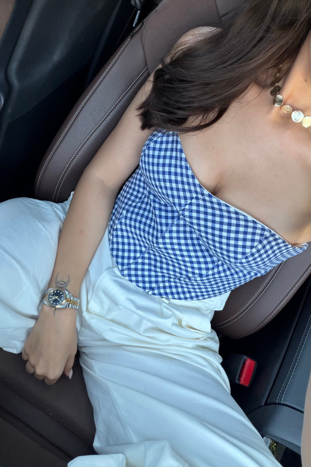 Mavi Pitikare Straplez Bluz - Kadın Bluz Modelleri - Nazliye Moda | Kadın Giyim Modası