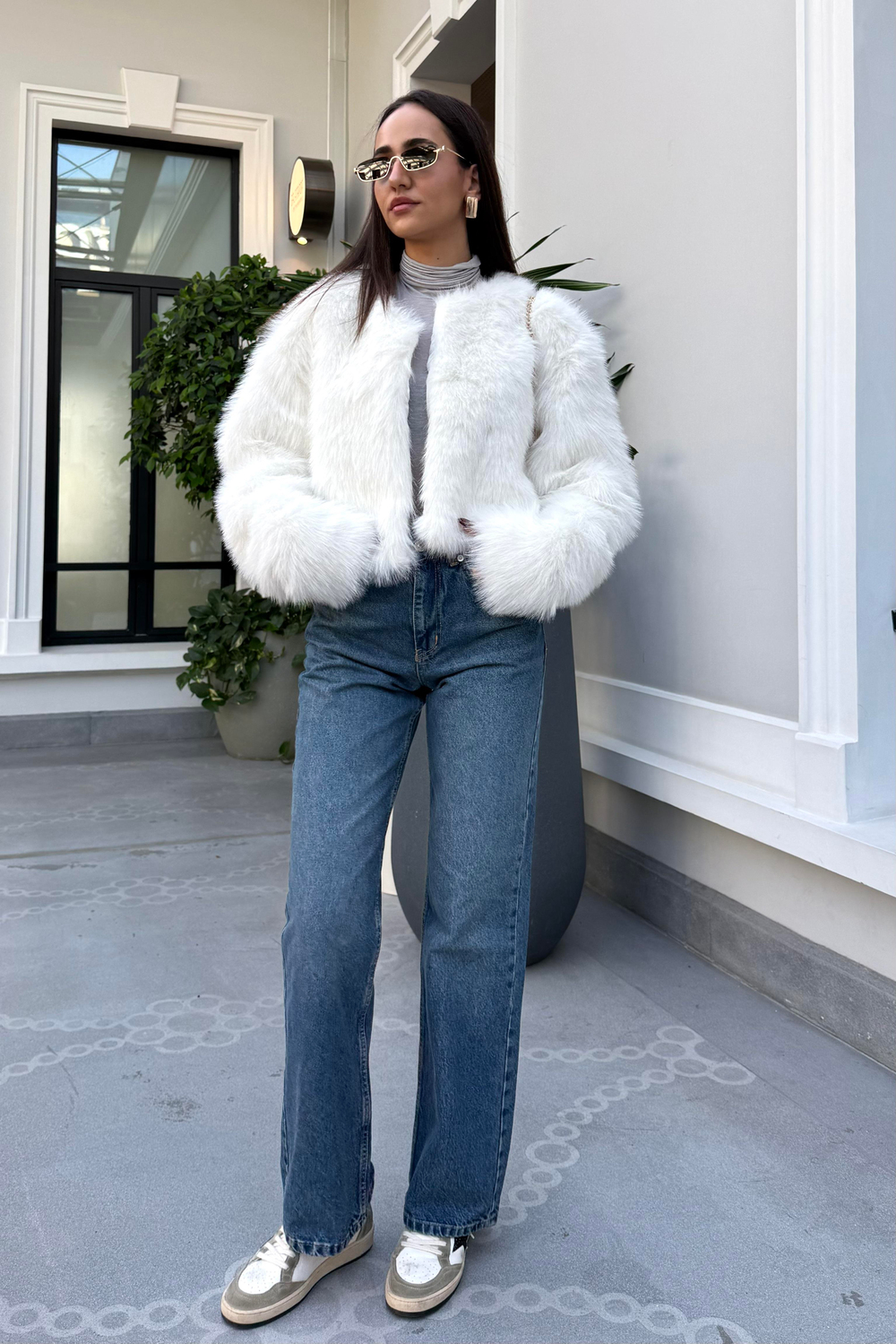 Yıkama Detaylı Straight Jean - Kadın Jean Modelleri - Nazliye Moda | Kadın Giyim Modası