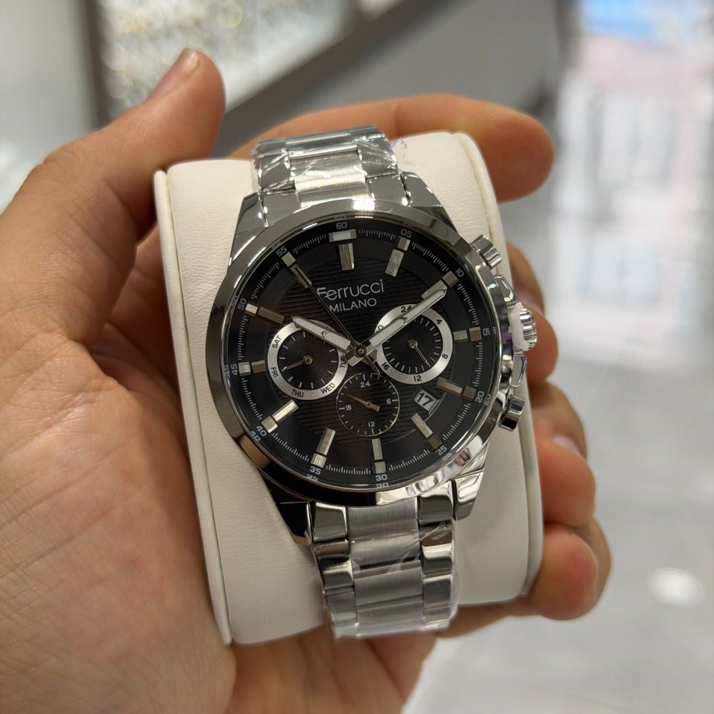 Ferrucci FER.03721M.01 Çelik Kordon Erkek Kol Saati
