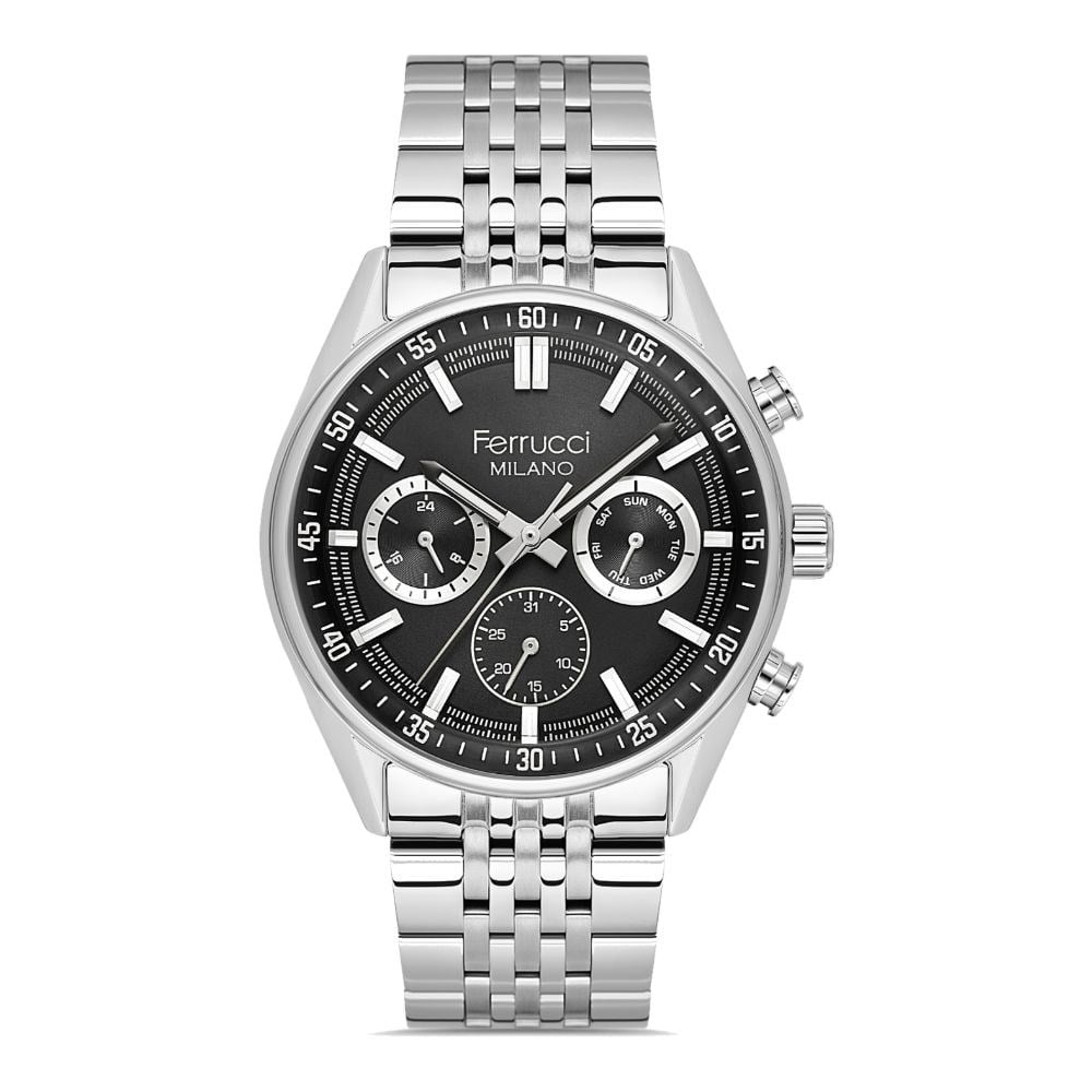 Ferrucci FER.03724M.01 Çelik Kordon Erkek Kol Saati