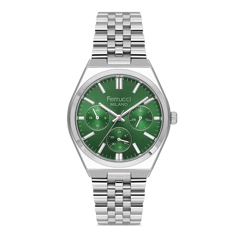 Ferrucci FER.03781M.03 Çelik Kordon Erkek Kol Saati