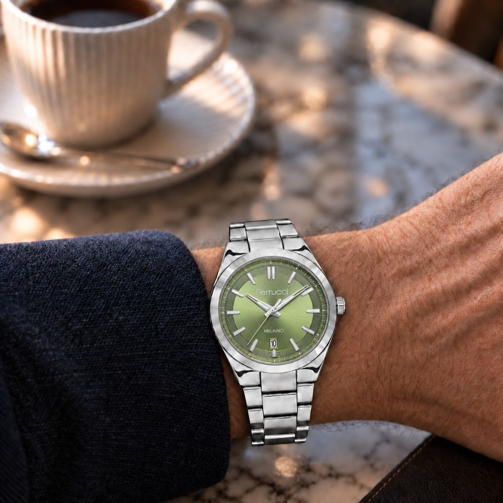 Ferrucci FER.03746M.05 Çelik Kordon Erkek Kol Saati