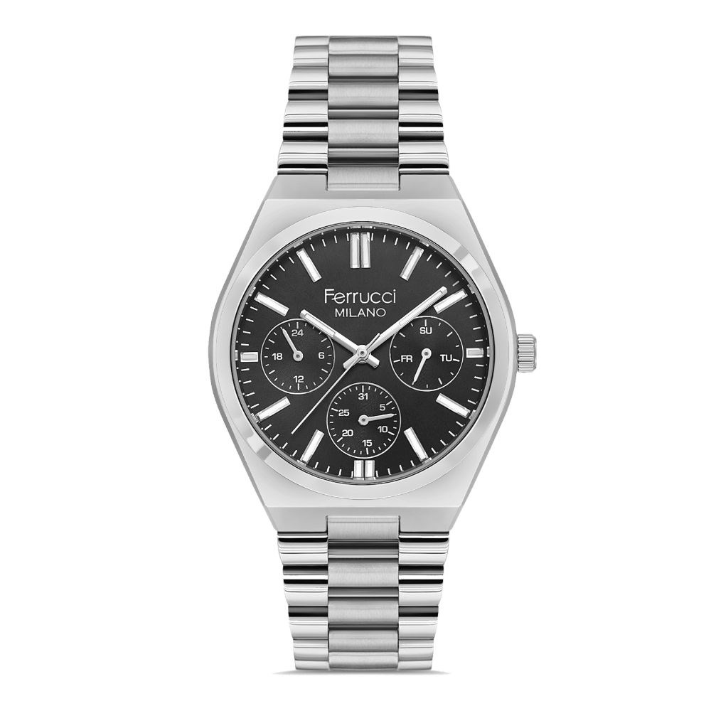 Ferrucci FER.03783M.01 Çelik Kordon Erkek Kol Saati