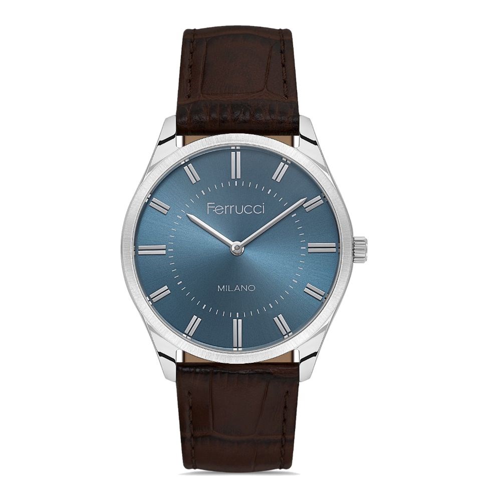 Ferrucci FER.03802K.05 Deri Kordon Erkek Kol Saati