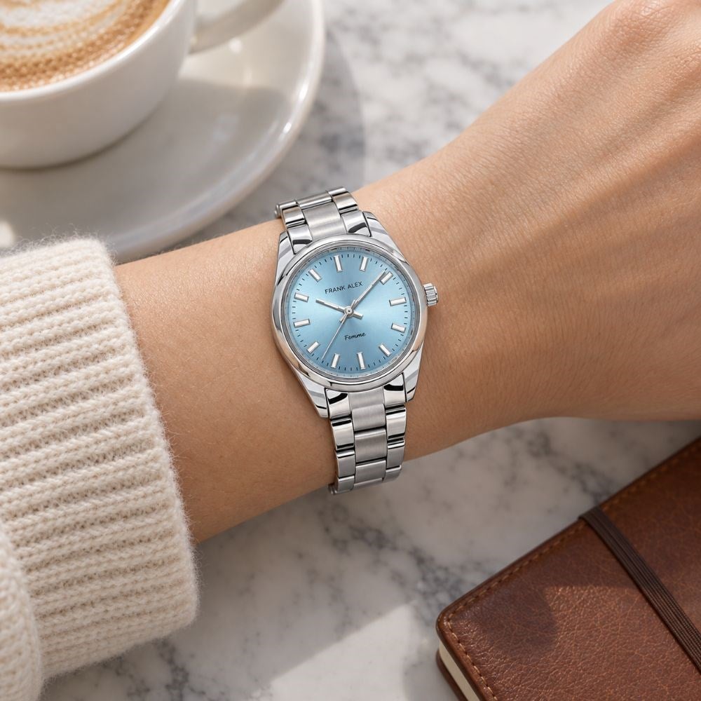 Frank Alex FRA.07321M.02 Çelik Kordon Kadın Kol Saati