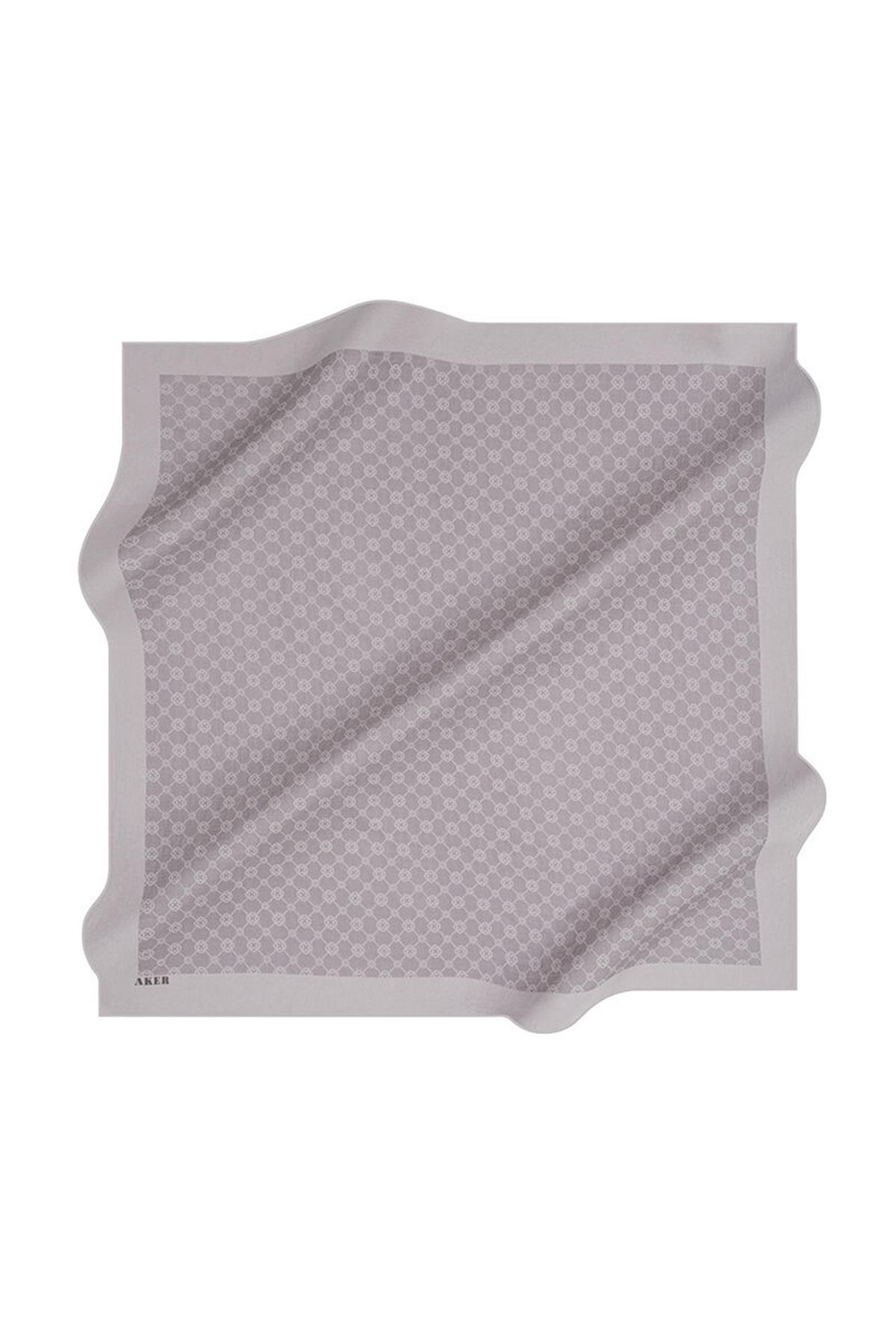 Aker Elegance Monogram Eşarp - Soft Leylak 991