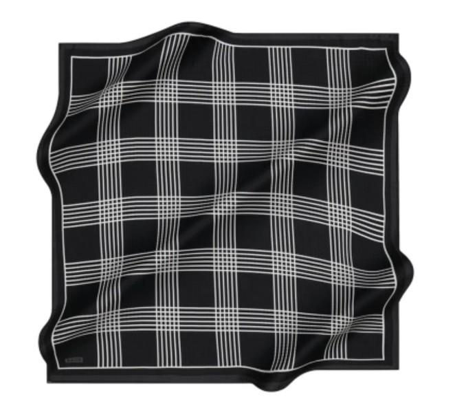 Aker İpek Eşarp - 8113408-311 Siyah Twill