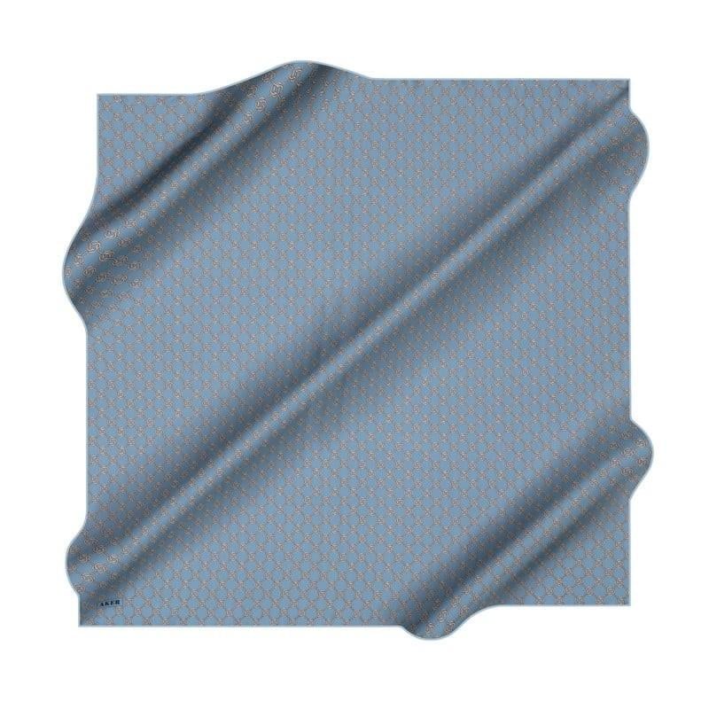 Aker İpek Eşarp - 8991713-922 Kot Mavisi Twill