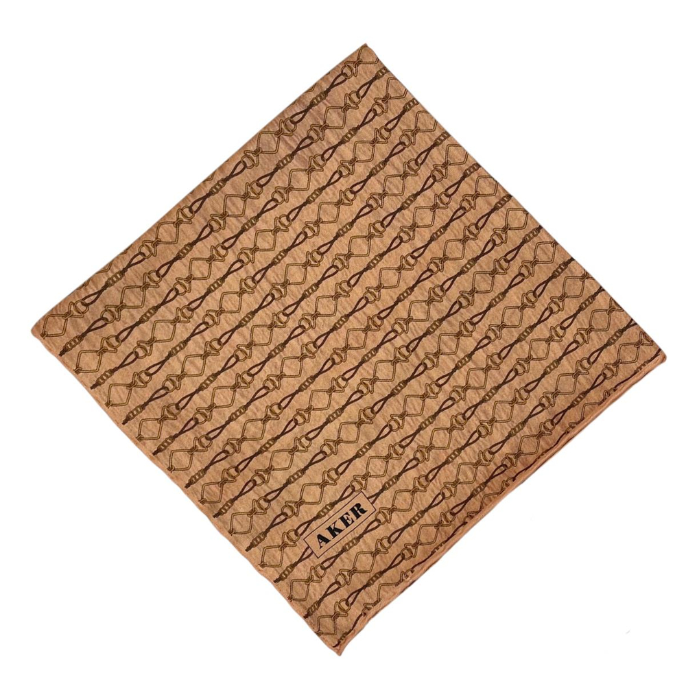 Aker Jakarlı İpek Eşarp - 8985713-961 Somon Twill