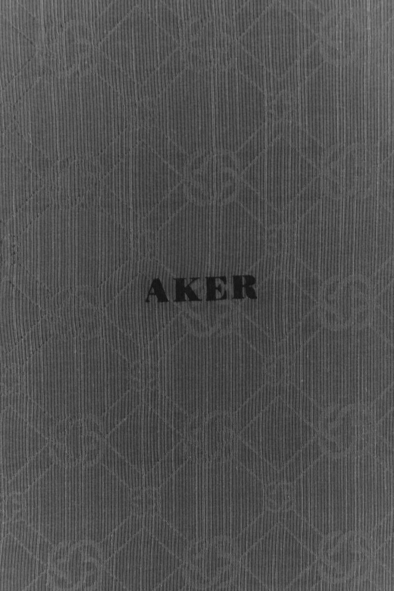 Aker Jakarlı İpek Koton Şal - 8935977-974 Füme Gri
