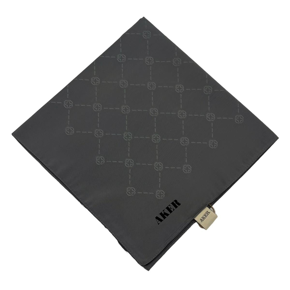 Aker Monogram Eşarp - Antrasit 975