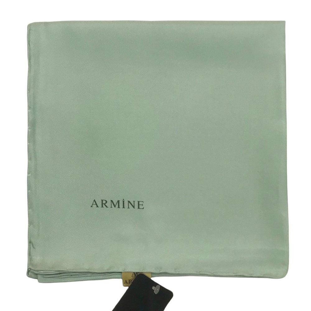 Armine Düz İpek Eşarp - 1248 Mint Twill