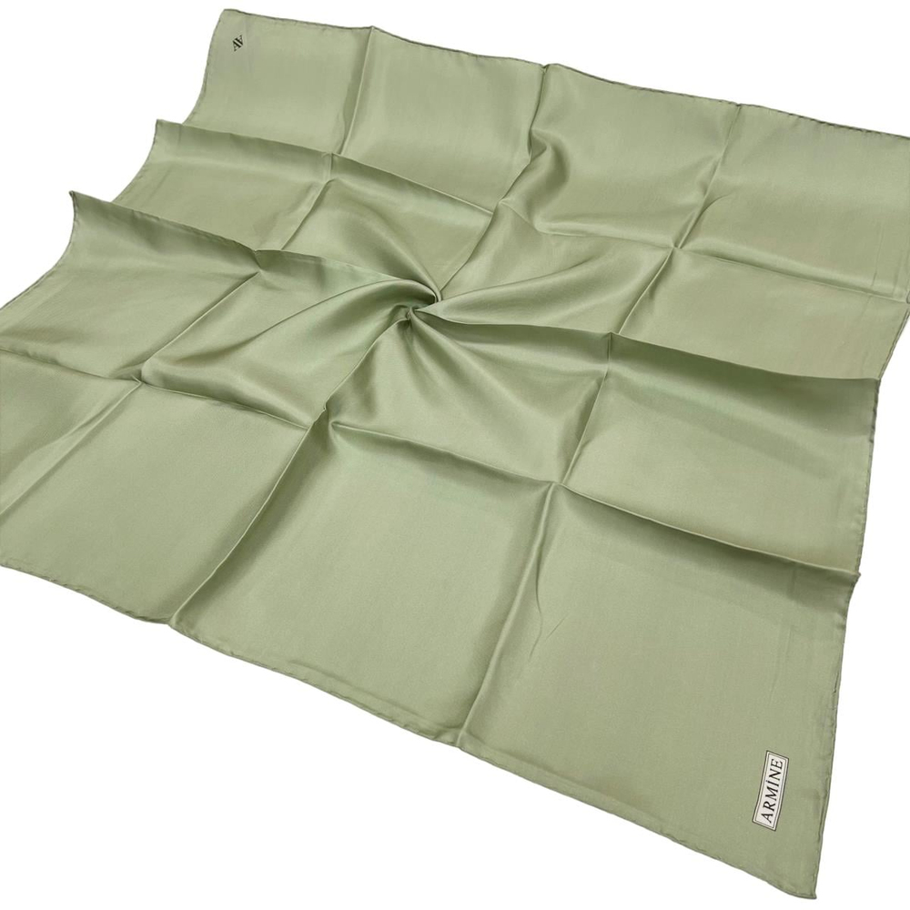 Armine Düz İpek Eşarp - 204 Çağla Twill