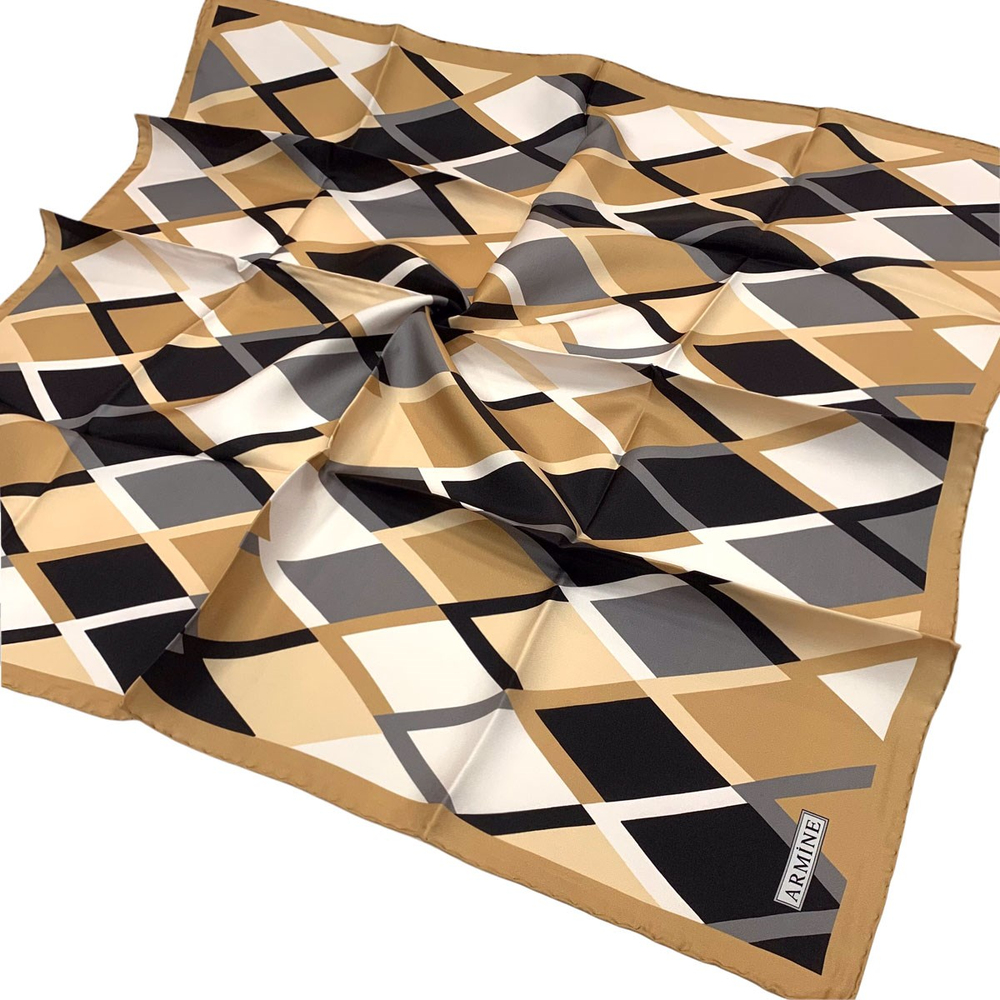 Armine İpek Eşarp 2022 Kış 8664-23 Twill