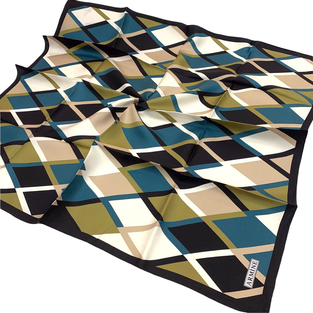 Armine İpek Eşarp 2022 Kış 8664-25 Twill