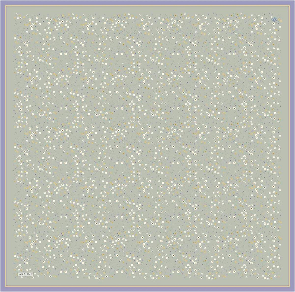 Armine İpek Eşarp 2023 Yaz 8900-20 Twill