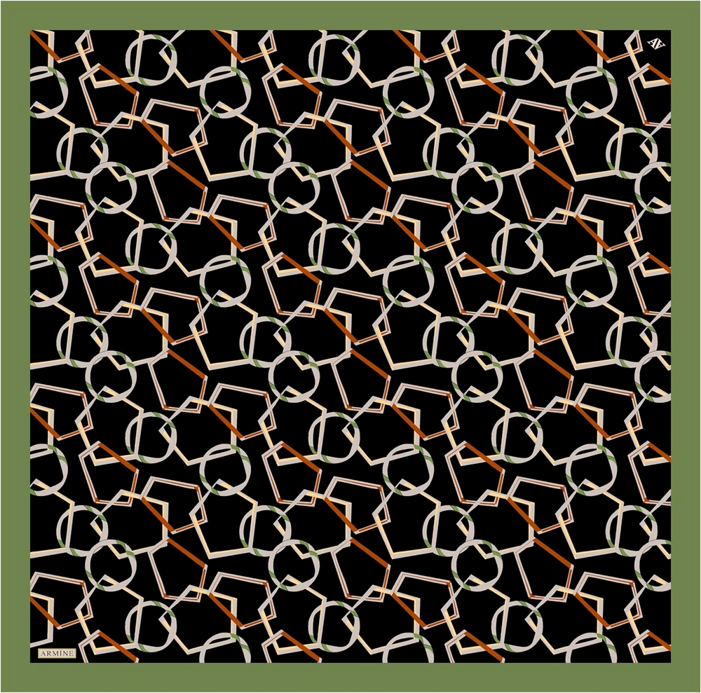 Armine İpek Eşarp 2023 Yaz 8916-06 Twill