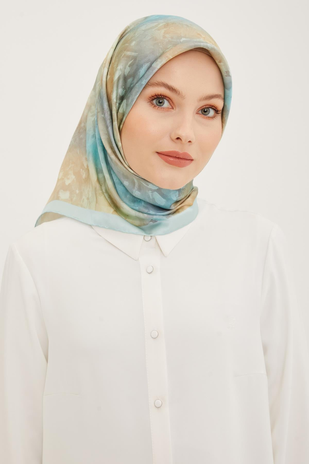 Armine İpek Eşarp 2023 Yaz 8922-34 Twill