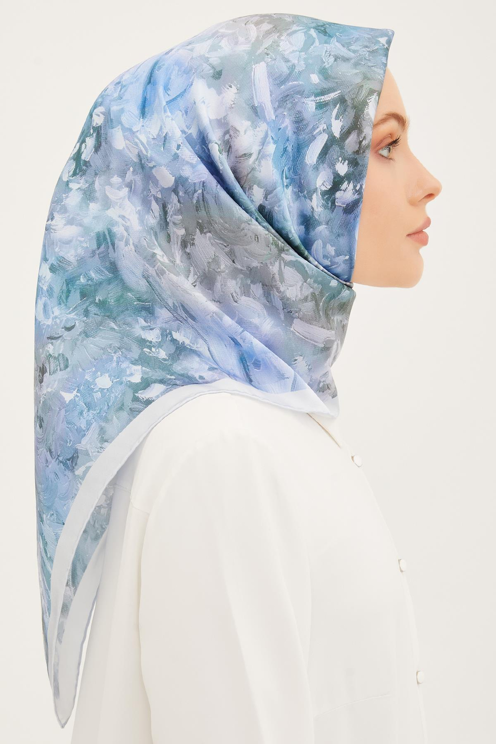 Armine İpek Eşarp 2023 Yaz 8922-39 Twill