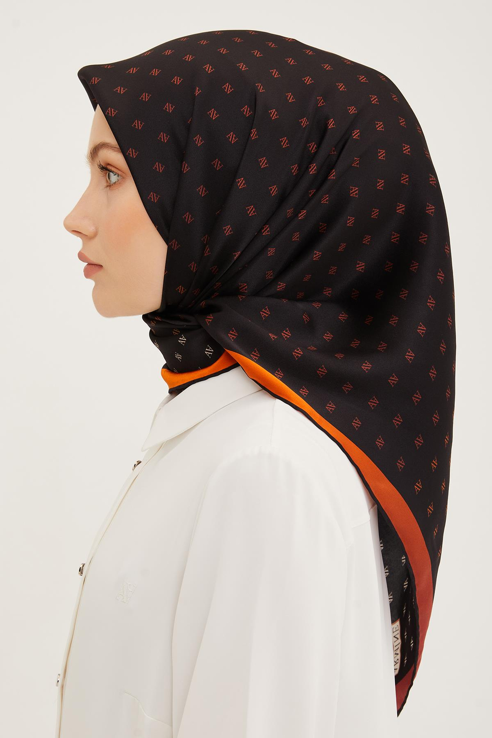 Armine İpek Eşarp 2023 Yaz 8936-09 Twill