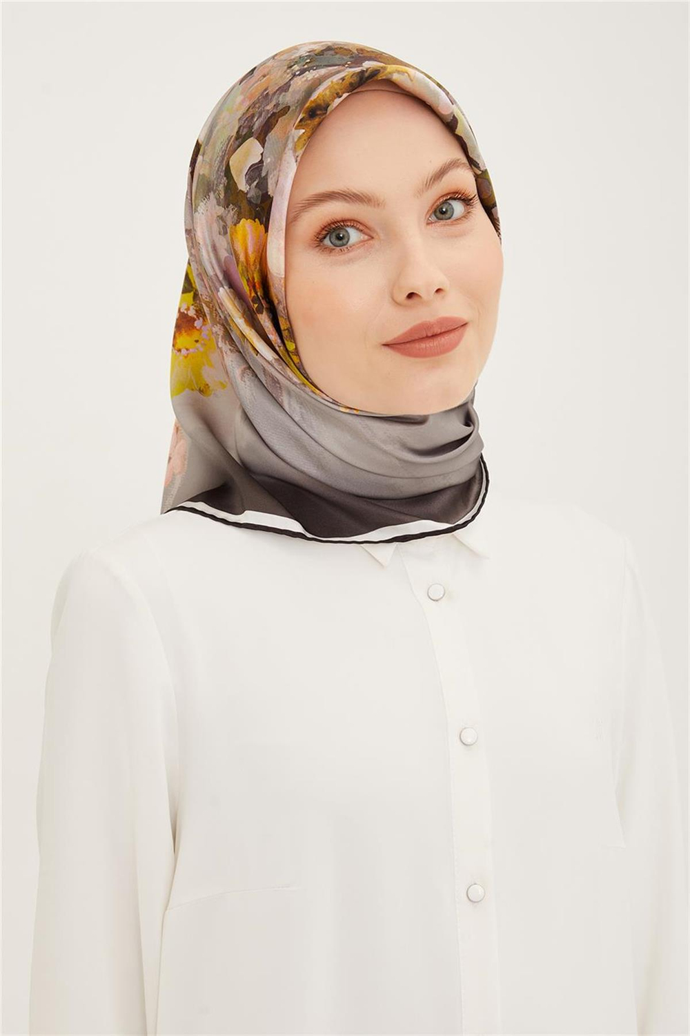 Armine İpek Eşarp 2023 Yaz 8949-55 Twill