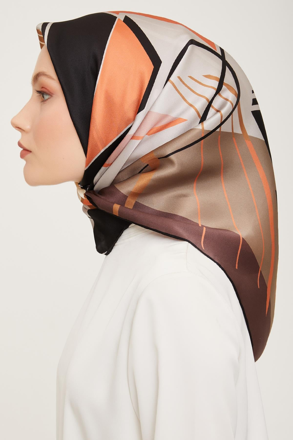 Armine İpek Eşarp 2024 Kış - 9050-05 Twill