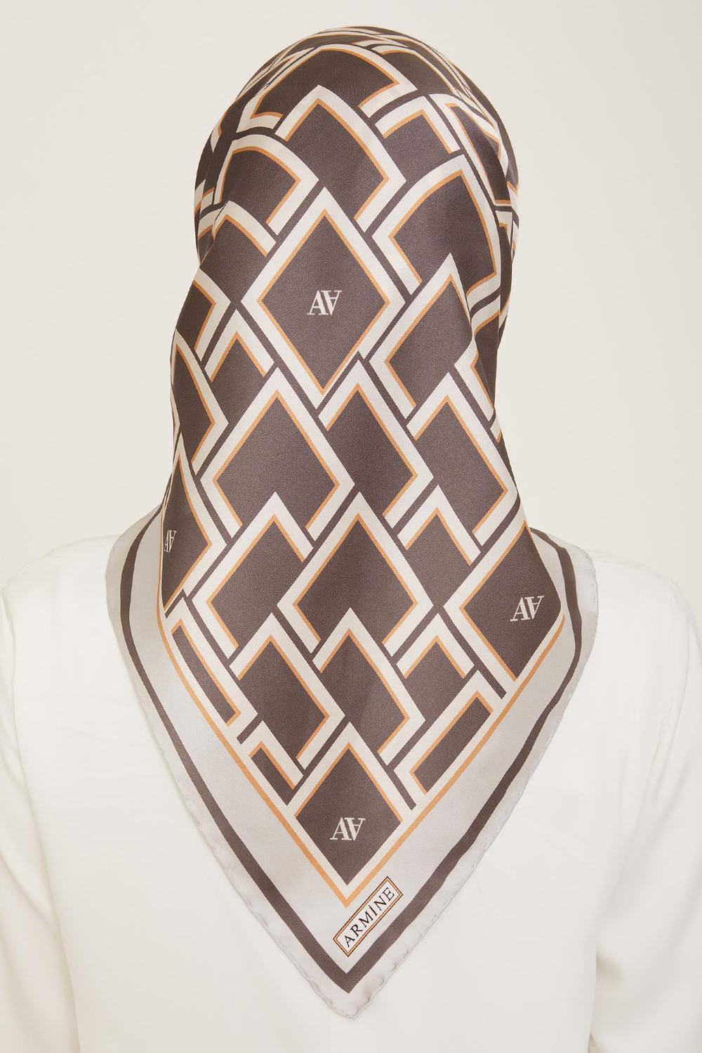 Armine İpek Eşarp 2024 Yaz - 9132-82 Twill