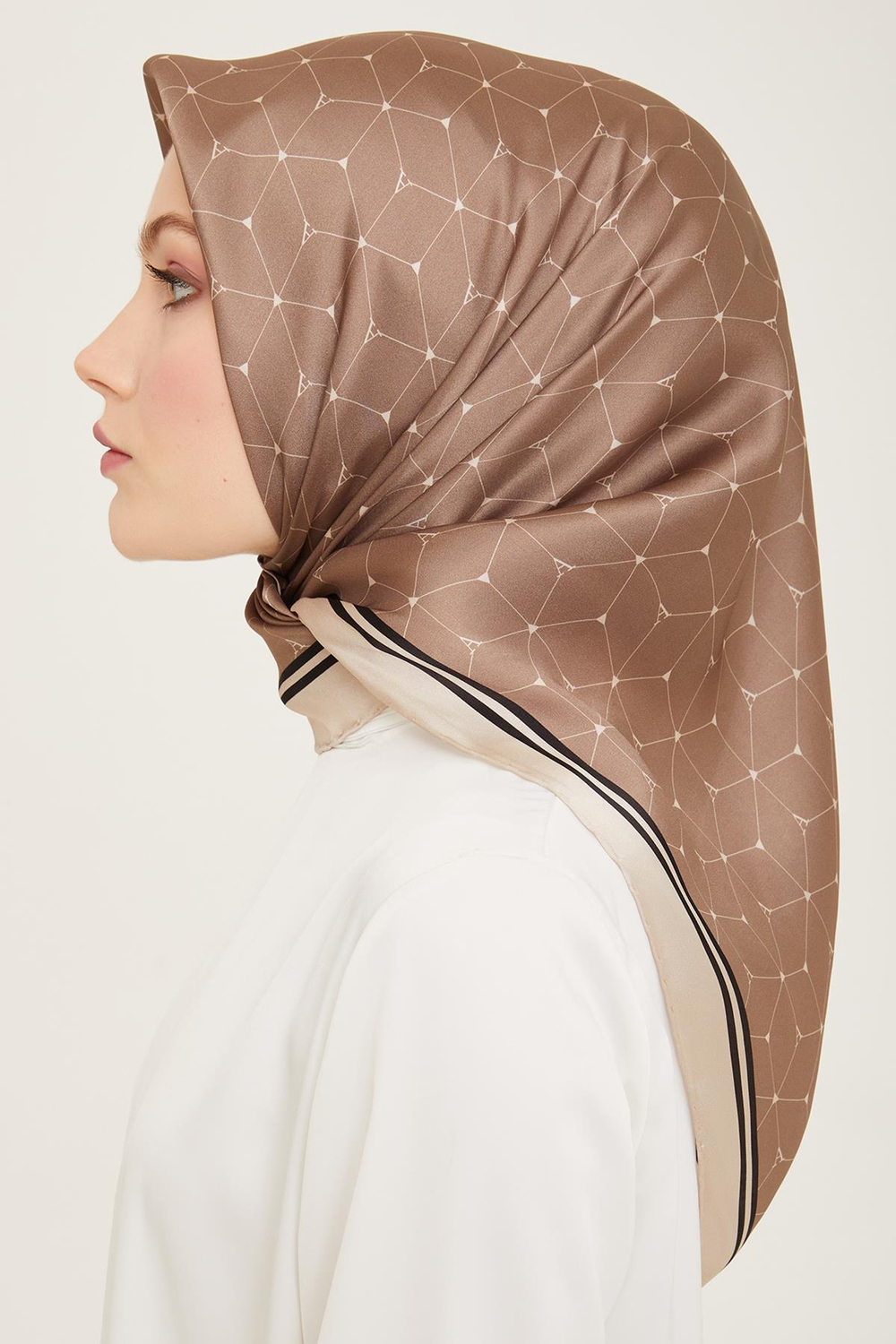 Armine İpek Eşarp 2024 Yaz - 9166-32 Twill