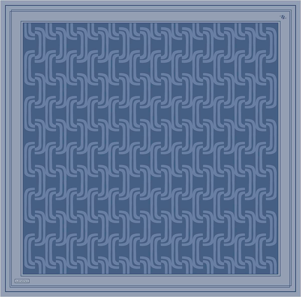 Armine İpek Eşarp 2025 Yaz - 9343-03 İndigo Twill