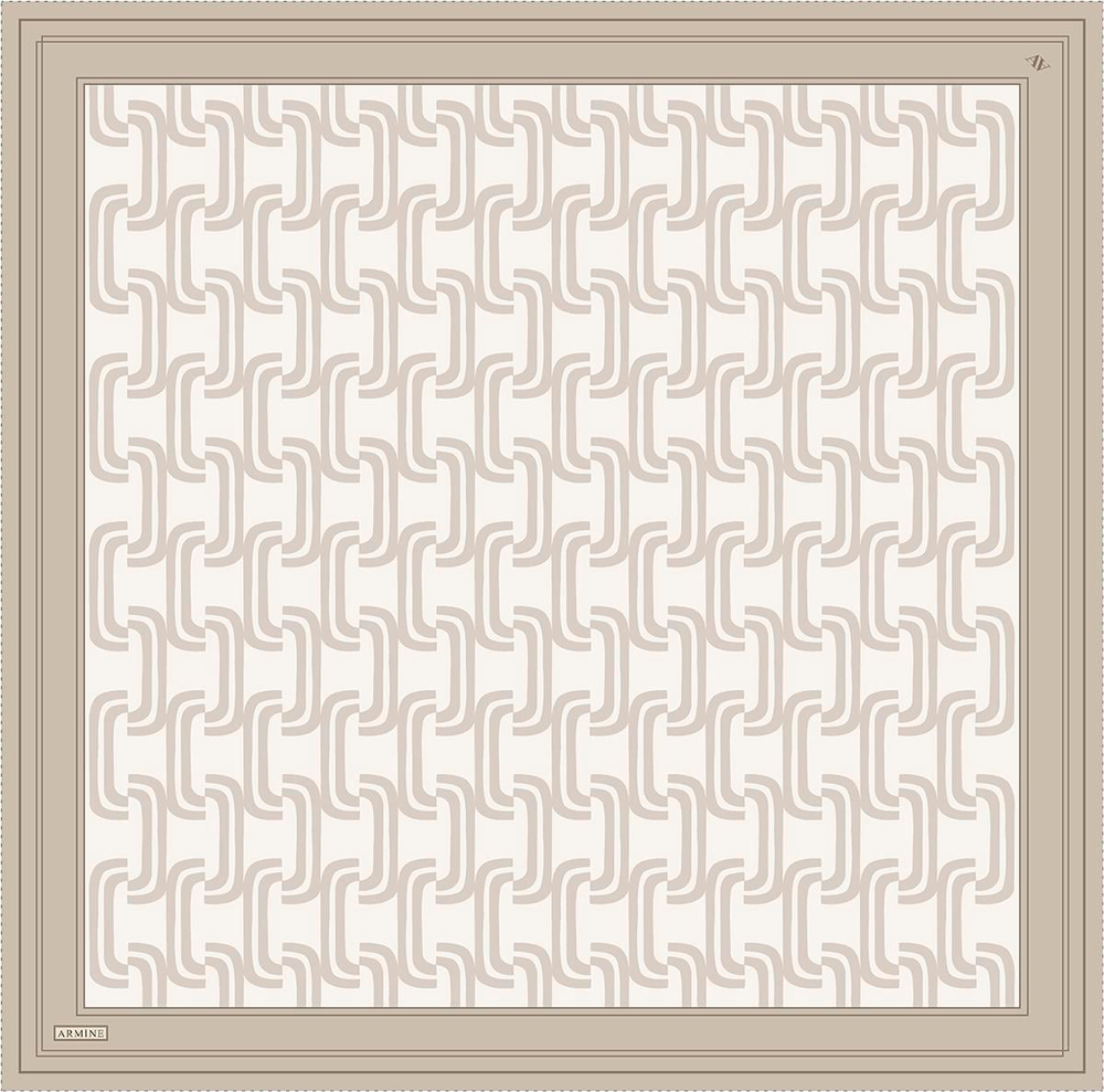 Armine İpek Eşarp 2025 Yaz - 9343-34 Bej Twill