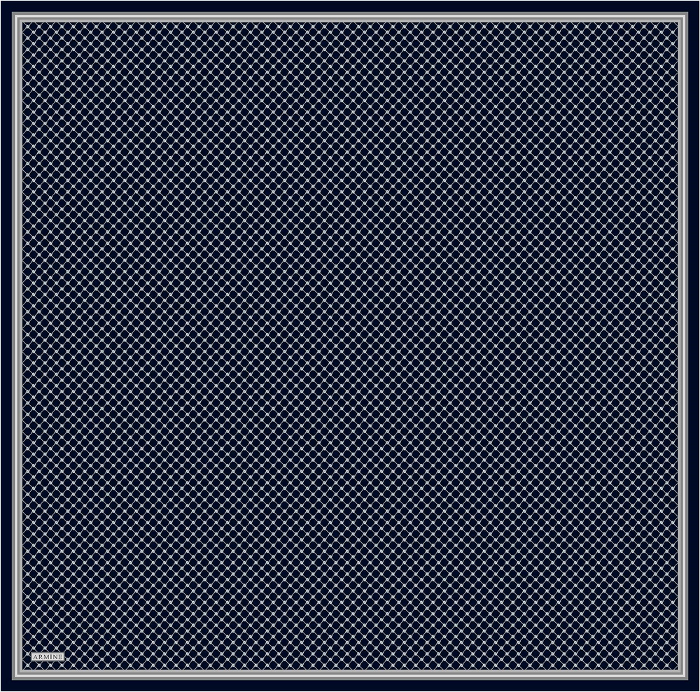 Armine İpek Eşarp Nostalji - 9345-11 Lacivert Twill