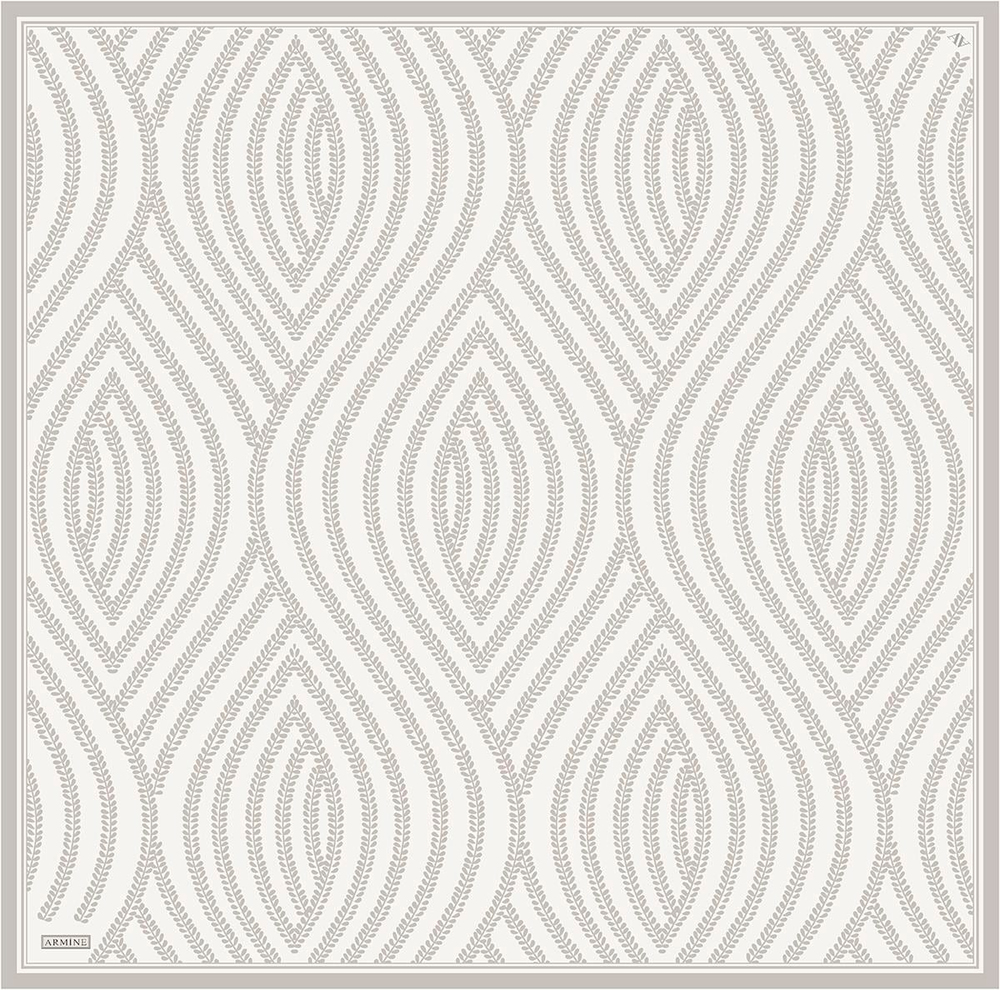 Armine İpek Eşarp 2025 Yaz - 9351-80 Bej Twill