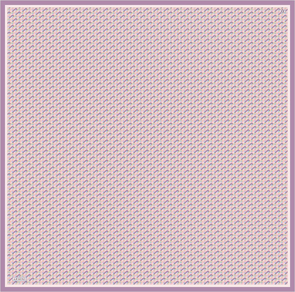 Armine İpek Eşarp 2026 Kış - 9417-37 Lavanta Twill