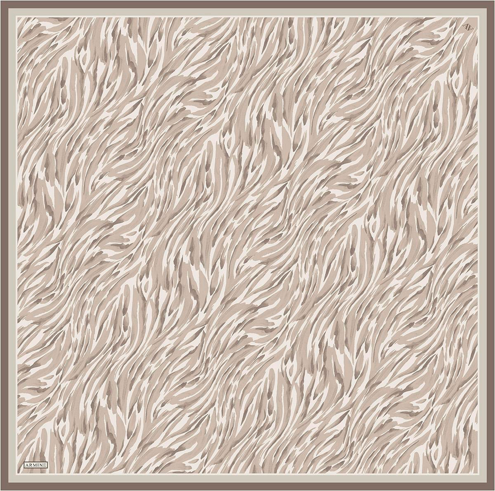 Armine İpek Eşarp 2026 Kış - 9435-30 Bej Twill