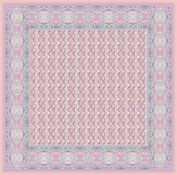 Armine İpek Eşarp 2026 Yaz - 9518-84 Lila Twill