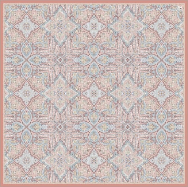 Armine İpek Eşarp 2026 Yaz - 9540-36 Turuncu Twill